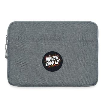 Ne jamais abandonner le graffiti - Sacoche pour ordinateur portable 15 pouces - gris chiné - Devant