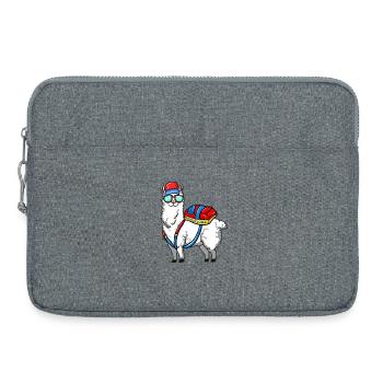 Llama Back to School Kids Klasse von 2026 Spaß - Laptoptasche 15" - Grau meliert - Vorne