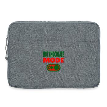 Hot Chocolate Mode ON  - Laptoptasche 15" - Grau meliert - Vorne