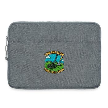 Niedrige und langsame Funde zeigen Metallerkennung - Laptoptasche 15" - Grau meliert - Vorne