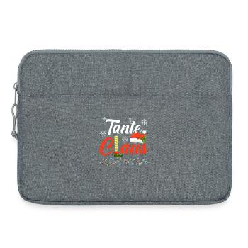 Noël Tante Noël - Sacoche pour ordinateur portable 15 pouces - gris chiné - Devant