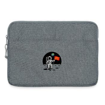 Normandy Astronaut Normandy Flagge auf dem Mond - Laptoptasche 15" - Grau meliert - Vorne