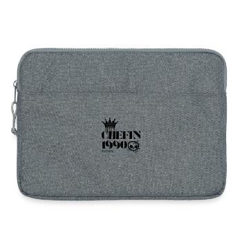 Chefin Edition 1990 35 Birthday Saying - Laptop bag 15" - heather grey - Front