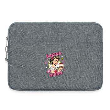 Cuisson Gâteau Cuisson Reine Cuisson Fée Boulanger Pop Art - Sacoche pour ordinateur portable 15 pouces - gris chiné - Devant