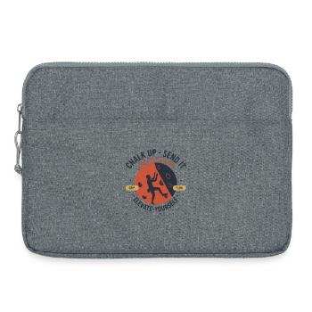 Inscrivez-le Envoyez-le Élevez-vous - Sacoche pour ordinateur portable 15 pouces - gris chiné - Devant