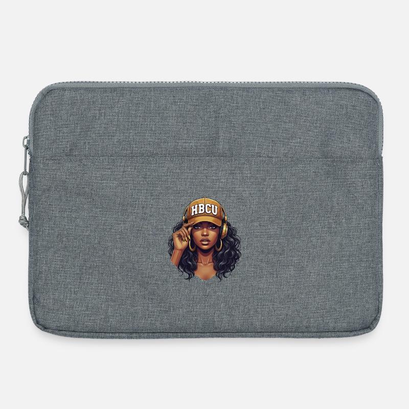 HBCU – African Roots Black Excellence Pride - Laptoptasche 15" - Grau meliert