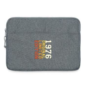 Original 1976 Vintage Retro Birthday Gift 76 - Laptop bag 15" - heather grey - Front
