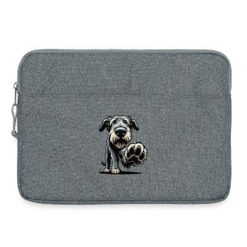 Irish Wolfhound Wolfhound Wolfhound Owner Wolfhound Fan - Laptop bag 15" - heather grey - Front