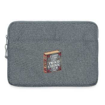 Cardiac Tech A Short Story I Am A Proud Echo Tech - Laptop bag 15" - heather grey - Front
