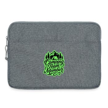 Camping Team Tent Mountains - Sacoche pour ordinateur portable 15 pouces - gris chiné - Devant