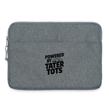 Angetrieben von Tater Tots - Laptoptasche 15" - Grau meliert - Vorne
