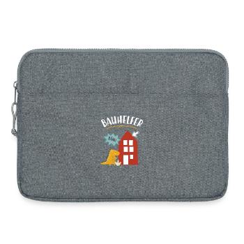 Ouvriers du bâtiment Maisons Artisans de la construction - Sacoche pour ordinateur portable 15 pouces - gris chiné - Devant