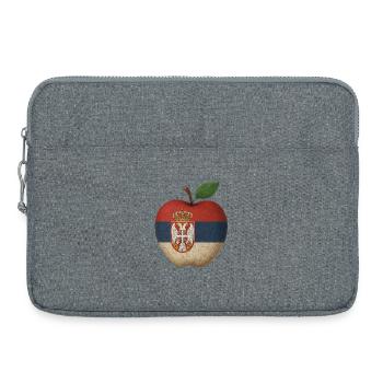 Serbia - Laptop bag 15" - heather grey - Front