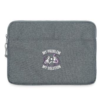 Witchcraft My Problem My Pictogram Dad Spellcaster - Laptop bag 15" - heather grey - Front