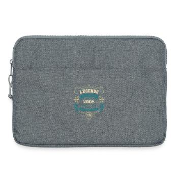 18 Geburtstag Vintage Western Legenden Jahrgang - Laptoptasche 15" - Grau meliert - Vorne