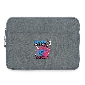 Level 33 Unlocked Legend - Laptoptasche 15" - Grau meliert - Vorne