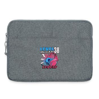 Level 38 Unlocked Legend Neon Kopfhörer - Laptoptasche 15" - Grau meliert - Vorne