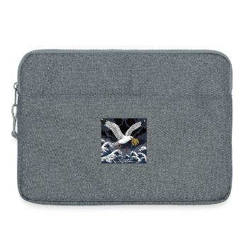 Seagulls vole Frieze Lustig - Sacoche pour ordinateur portable 15 pouces - gris chiné - Devant