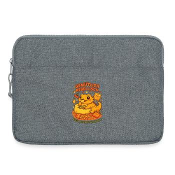Cozy Rebellious Shirt, Snack Fashion - Laptop bag 15" - heather grey - Front