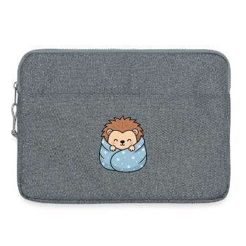 Câlin Étoile-hérisson - Sacoche pour ordinateur portable 15 pouces - gris chiné - Devant