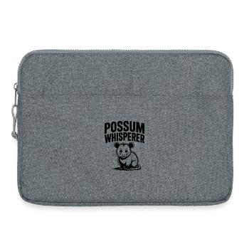 Opossum-Flüsterer - Laptoptasche 15" - Grau meliert - Vorne
