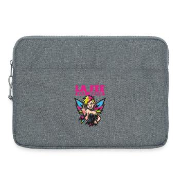 La Fée pas chier - Madame Rebelle - Sacoche pour ordinateur portable 15 pouces - gris chiné - Devant