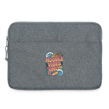 Ambiance ramen Nouilles, Cuisinier Amoureux de la nourriture Cuisinier - Sacoche pour ordinateur portable 15 pouces - gris chiné - Devant