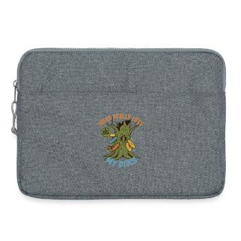 Les arbres adorent vraiment mes disques, drôle de disc golf volant - Sacoche pour ordinateur portable 15 pouces - gris chiné - Devant
