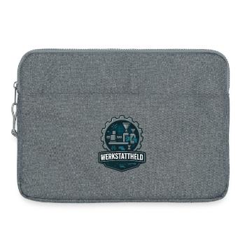 Workshop Hero, Plastic Machine - Laptop bag 15" - heather grey - Front