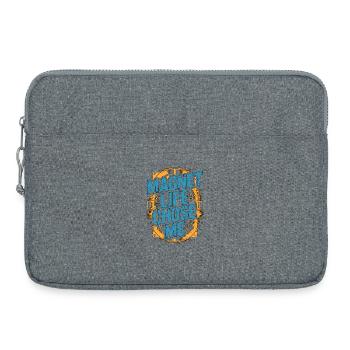 MRI Tech Magnet Life Chose Me Radiologist Rad Tech - Laptoptasche 15" - Grau meliert - Vorne