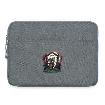 Valentine Zombie Love - Laptop bag 15" - heather grey - Front