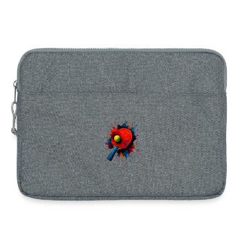 Ping Pong - Tennis de Table - Sacoche pour ordinateur portable 15 pouces - gris chiné - Devant