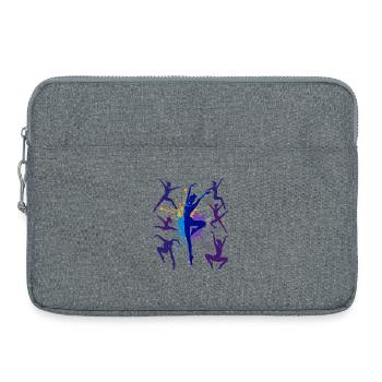 Gymnastique Gymnastique Acrobatie Gymnastique artistique - Sacoche pour ordinateur portable 15 pouces - gris chiné - Devant