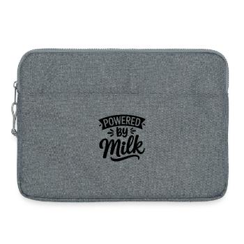 Propulsé par le lait - Sacoche pour ordinateur portable 15 pouces - gris chiné - Devant
