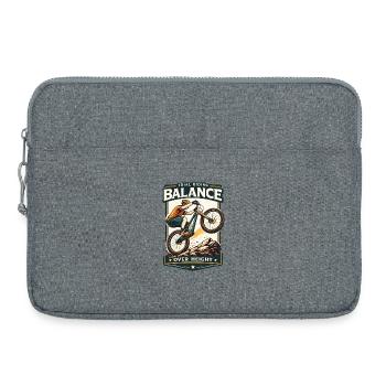 Trial Riding Balance Over Height Bike Design - Laptoptasche 15" - Grau meliert - Vorne