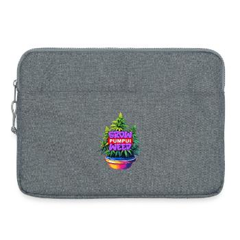 Grow Pumpui Weed - Laptoptasche 15" - Grau meliert - Vorne