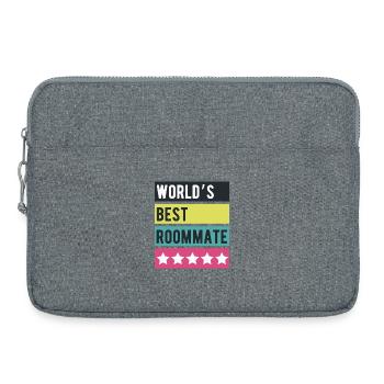 Stars rétro du meilleur colocataire du monde - Sacoche pour ordinateur portable 15 pouces - gris chiné - Devant