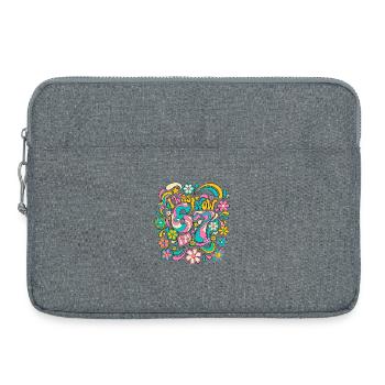 Six Seven Meme 6-7 - Sacoche pour ordinateur portable 15 pouces - gris chiné - Devant