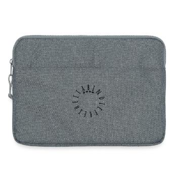 Ab in die Freiheit 2026 - Abitur - Matura - Laptoptasche 15" - Grau meliert - Vorne