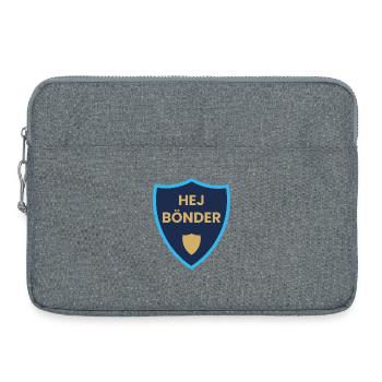 Hallo Bauernschildwappen - Laptoptasche 15" - Grau meliert - Vorne