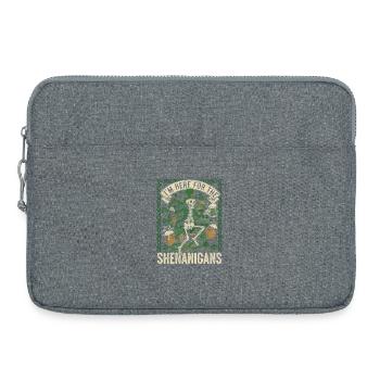 Skelett Leprechaun Shenanigans - Laptoptasche 15" - Grau meliert - Vorne