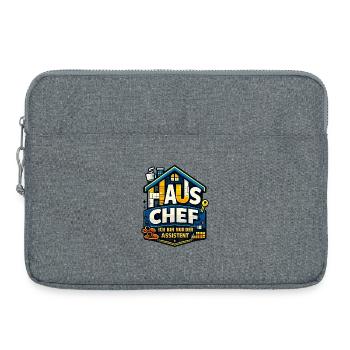 Haus Chef – ich bin nur der Assistent - Laptoptasche 15" - Grau meliert - Vorne
