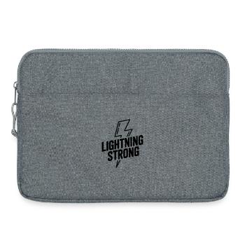 Lightning Strong - Laptop bag 15" - heather grey - Front