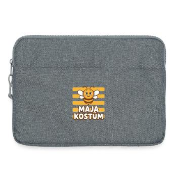 Beekeepers Bienen Kostüm - Laptoptasche 15" - Grau meliert - Vorne