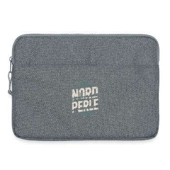 Nordperle Hamburg Nordsee Ostsee Norddeutsch Deern - Laptoptasche 15" - Grau meliert - Vorne