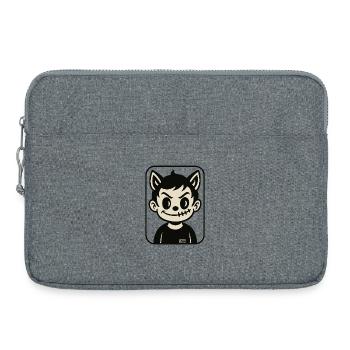 Stichwolf Mascot - Laptop bag 15" - heather grey - Front