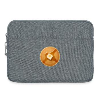 Pfannkuchenkostüm Frühstück Halloween Einfacher Pf - Laptoptasche 15" - Grau meliert - Vorne