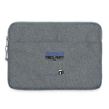 Baby Peeing Guestbook Baby Shower Baby Beer 2026 - Sacoche pour ordinateur portable 15 pouces - gris chiné - Devant