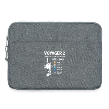Voyager 2 Spacecraft Leaving The Solar System Tour - Laptop bag 15" - heather grey - Front