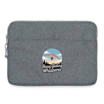 Drachenflieger Hängegleiter Luftsport Enthusiasten - Laptoptasche 15" - Grau meliert - Vorne